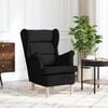 vidaXL Armchair Black 74x84x100 cm Fabric