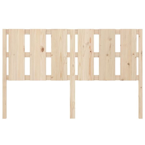 vidaXL Bed Headboard 155.5x4x100 cm Solid Wood Pine