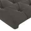 vidaXL Headboard Dark Grey 100 cm Velvet