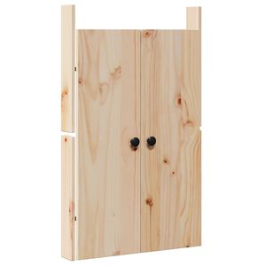vidaXL Kitchen Door MEPPEL Brown Oak 50 x 9 x 82 cm Solid Pine wood