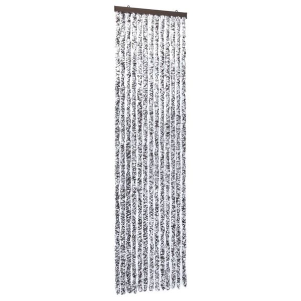 vidaXL Insect Curtain Brown and Beige 56x185 cm Chenille