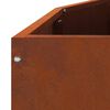 vidaXL Planter Rusty 120 x 60 x 35 cm Weathering Steel