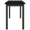 vidaXL Bench Black Oak 110 x 35 x 45 cm Engineered Wood