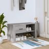 vidaXL Shoe Cabinet Grey Sonoma 80x35x45 cm Engineered Wood
