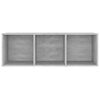 vidaXL TV Cabinets 2 pcs Concrete Grey 107x35x37 cm Engineered Wood