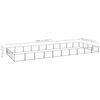 vidaXL Dog Kennel Black 40 m² Steel