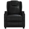 vidaXL Stand up Massage Chair Black Faux Leather