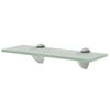 vidaXL Floating Shelves 2 pcs Glass 30x10 cm 8 mm