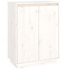 vidaXL Shoe Cabinet | White | Solid pinewood | Medium | Shoe Cabinet