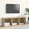 vidaXL Book Cabinet/TV Cabinet Sonoma Oak 36x30x114 cm Engineered Wood