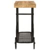 vidaXL Console Table 112x36x76 cm Solid Wood Mango and Iron