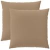 vidaXL Cushion with Pillow HEERLEN 2 pcs Taupe Polyester