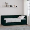 vidaXL Day Bed without Mattress Black 80x200 cm Solid Wood Pine