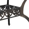 vidaXL 5 Piece Garden Dining Set Bronze Cast Aluminium