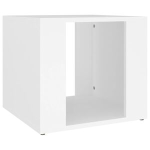 vidaXL Bedside Table White 41x40x36 cm Engineered Wood