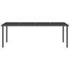 vidaXL 9 Piece Outdoor Dining Set Steel