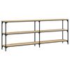 vidaXL Console Table Sonoma Oak 200x29x75 cm Engineered Wood