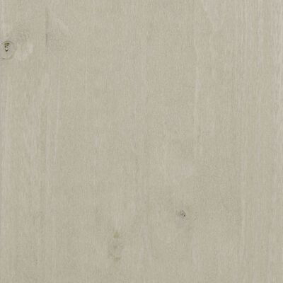vidaXL Top for Highboard HAMAR White 85x35x100 cm Solid Wood Pine