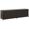 vidaXL Storage Chest | Brown | Poly Rattan and Powder-Coated Steel