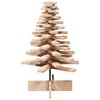 vidaXL Wooden Christmas Tree for Decoration 80 cm Solid Wood Pine