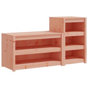 vidaXL Outdoor Kitchen Cabinets MEPPEL 2 pcs Solid Wood Douglas