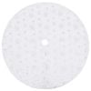 vidaXL Luxury Christmas Tree Skirt White 122 cm Faux Fur