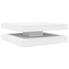 vidaXL Coffee Table 360-Degree Rotatable White 90x90x34,5 cm