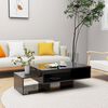 vidaXL Coffee Table High Gloss Black 105x55x32 cm Engineered Wood