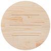 vidaXL Table Top White &Oslash;80x2.5 cm Solid Wood Pine