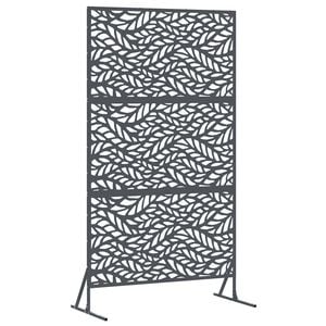 vidaXL Privacy Screen 100 x 50 x 180 cm Steel Anthracite