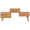 vidaXL TV Cabinet 108x30x49 cm Solid Acacia Wood