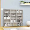 vidaXL CD Cabinet Concrete Grey 100x23x89.5 cm Engineered Wood