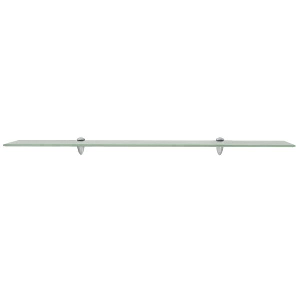 vidaXL Floating Shelves 2 pcs Glass 100x20 cm 8 mm