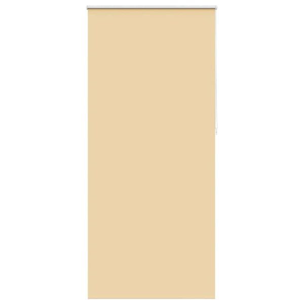 vidaXL Roller blind blackout 124.4x230 cm Fabric Width 120 cm beige