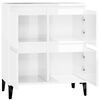 vidaXL Sideboard High Gloss White 60x35x70 cm Engineered Wood