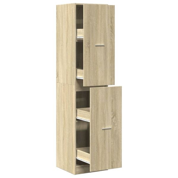 vidaXL Apothecary Cabinet&nbsp;Sonoma Oak 40x41x174.5 cm Engineered Wood