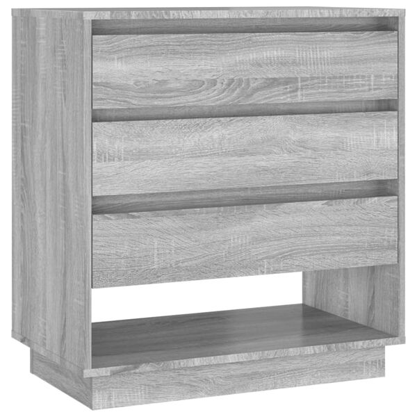 vidaXL Sideboard Grey Sonoma 70x41x75 cm Engineered Wood