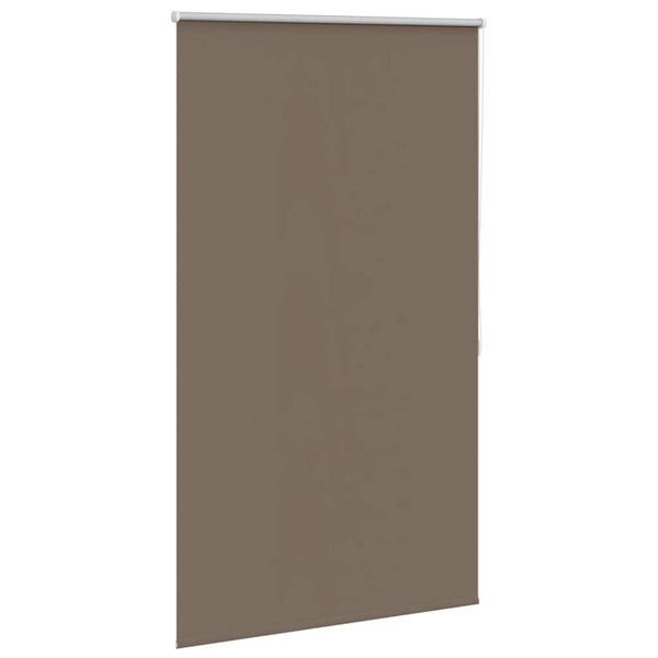 vidaXL Roller blind blackout 104.4x175 cm Fabric Width 100 cm coffee