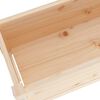 vidaXL Garden Planter 110x31x70 cm Solid Pinewood