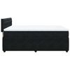 vidaXL Box Spring Bed with Mattress Black Double Velvet