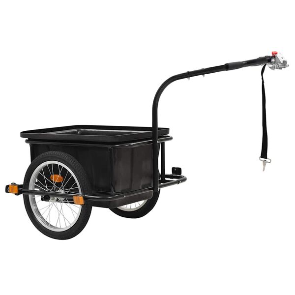 vidaXL Bike Trailer Black 50 L