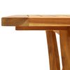 vidaXL Garden Table 120x120x75 cm Solid Acacia Wood