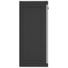 vidaXL Outdoor Storage Cabinet Grey and Black 97x37x85 cm PP