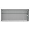 vidaXL Wall-mounted Garden Shed Green 118x382x178 cm Galvanised Steel