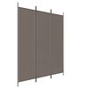 vidaXL 3-Panel Room Divider Anthracite 150x200 cm Fabric