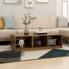 vidaXL Coffee Table Honey Brown 110x50x34 cm Solid Pinewood