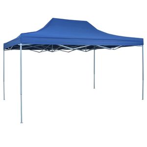vidaXL Foldable Party Tent Pop-Up with 4 Sidewalls Taupe