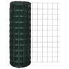 vidaXL Euro Fence Steel 25 x 1,2 m Green