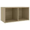 vidaXL TV Cabinet Sonoma Oak 72x35x36,5 cm Engineered Wood
