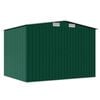 vidaXL Garden Storage Shed Green Metal 257x205x178 cm